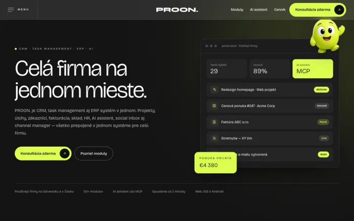 Proon. Business — CRM & ERP